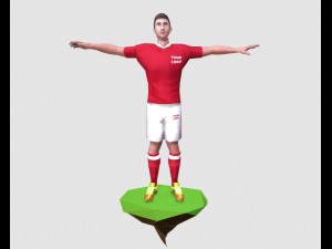 Hockey Player (0302) - 3D Model by 3DFarm