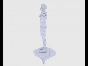 game ready soccer player 3D Model