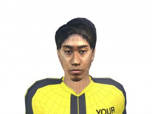 kagawa game ready football player kick animation 3D Model