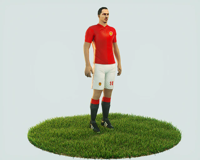Ibrahimovic joueur de football pr&ecirc;t pour le jeu personnage 3D Modèle 3D .c4d .max .obj .3ds .fbx .stl .blend 