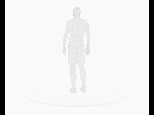 ibrahimovic football player game ready 3d character Modelo 3D