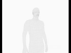 Ibrahimovic joueur de football pr&ecirc;t pour le jeu personnage 3D Modèle 3D