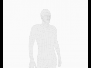 lionel messi football player game ready character 3D 模型
