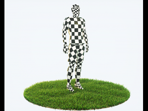 lionel messi football player game ready character 3D 模型