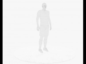 luis suarez football player game ready character 3Dモデル