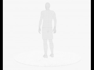 luis suarez football player game ready character 3Dモデル