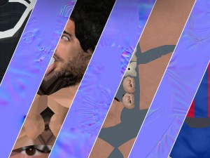luis suarez football player game ready character 3Dモデル