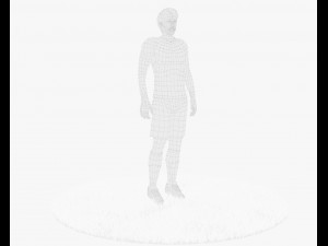 shinji kagawa football player game ready character 3D Model
