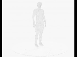 shinji kagawa football player game ready character 3D Model