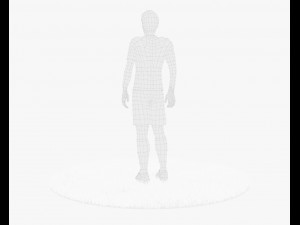 shinji kagawa football player game ready character 3D Model