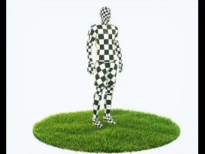 luis suarez game ready football player kick animation 3D Model