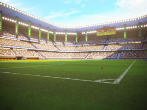 football soccer stadium game ready 3D Model