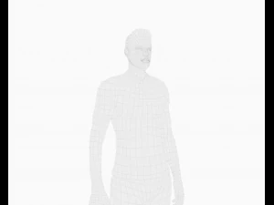 neymar football player game ready character 3D Model