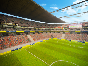 football soccer stadium game ready 3D-Modell