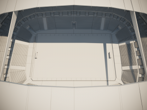 football soccer stadium game ready 3D-Modell