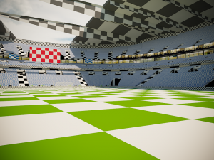football soccer stadium game ready 3D-Modell