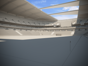 football soccer stadium game ready 3D-Modell
