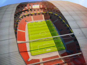 football soccer stadium game ready 3D Model