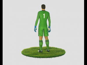 manuel neuer goalkeeper football player 3D 모델