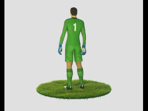 マヌエル・ノイアー ゴールキーパー サッカー選手 3Dモデル