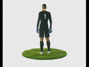 de gea goalkeeper football player 3D मॉडल