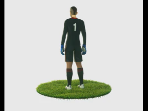 de gea goalkeeper football player 3D Model