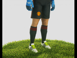 de gea goalkeeper football player 3D मॉडल