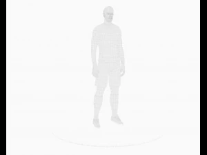ronaldo football player 3D Model