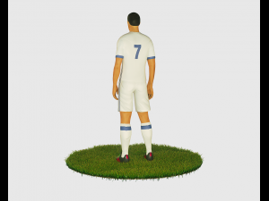 ronaldo football player Modelo 3D
