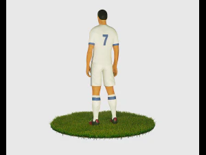 ronaldo football player 3D Model
