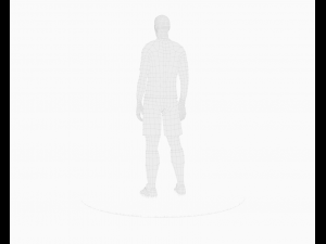 ronaldo football player Modelo 3D