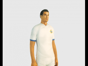 ronaldo football player Modelo 3D