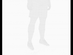 ronaldo football player Modelo 3D