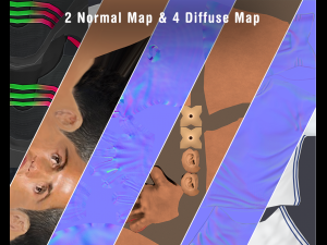 ronaldo football player Modelo 3D