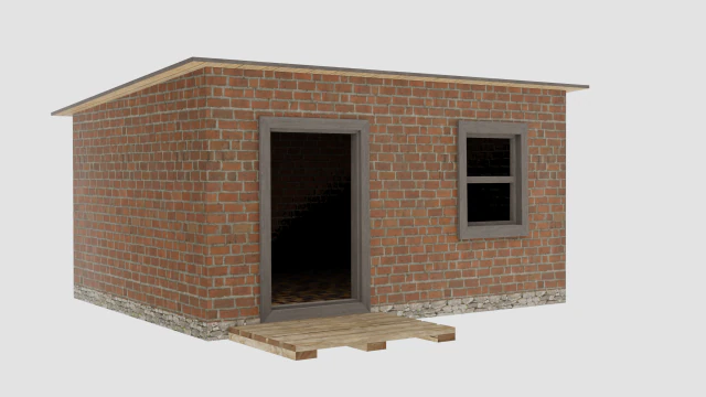 Building 3D Model .c4d .max .obj .3ds .fbx .stl .blend 