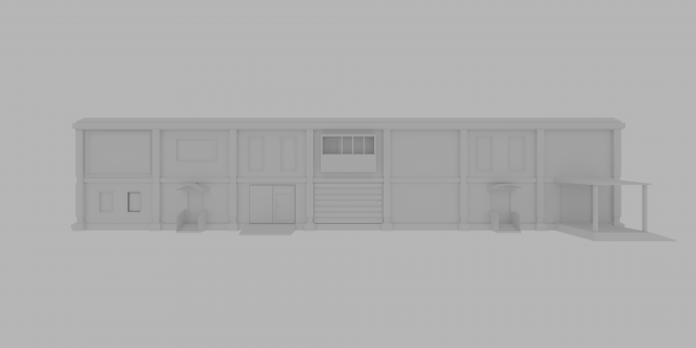 Modular walls 3D Modell .c4d .max .obj .3ds .fbx .stl .blend