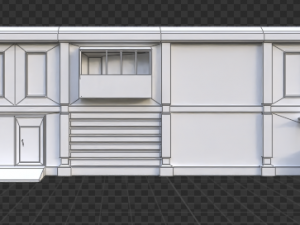 Modular walls 3D Modell