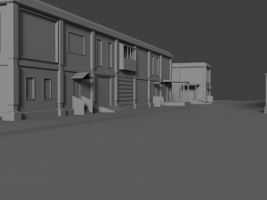 Modular walls 3D Modell