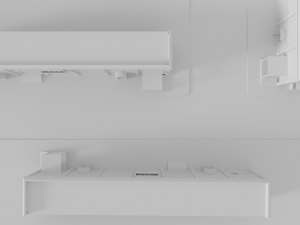Modular walls 3D Modell