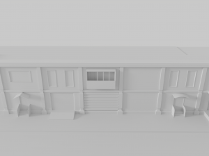 Modular walls 3D Modell