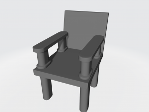 Collapsible chair Modelo de Impressão 3D