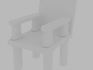 Collapsible chair 3D Print Model