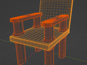 Collapsible chair 3D 打印模型