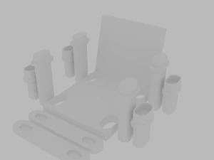 Collapsible chair 3D Print Model