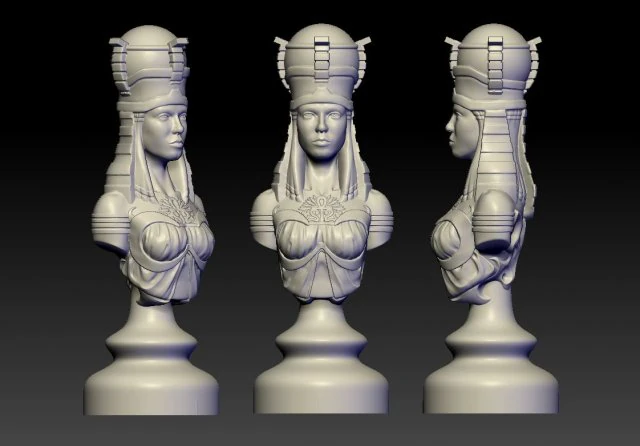 rook of egypt 3D Print Model .c4d .max .obj .3ds .fbx .stl .blend