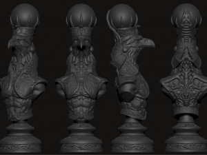 ra king Model Cetak 3D