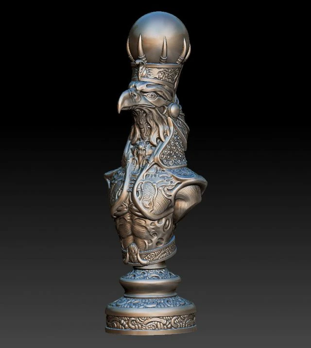 ra king 3D Print Model .c4d .max .obj .3ds .fbx .stl .blend