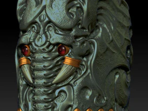 elefante - vetro 2018 Modello di stampa 3D