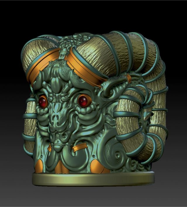 ram - glass 2018 3D Принт Модель .c4d .max .obj .3ds .fbx .stl .blend 