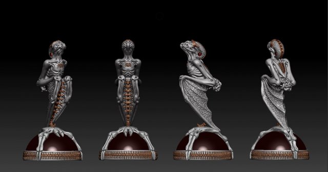 pawn antauga-2018 Modello di stampa 3D .c4d .max .obj .3ds .fbx .stl .blend 